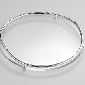 ΔΙΣΚΟΣ ΣΤΡΟΓΓΥΛΟΣ PLEXY ΜΕ ΣΩΛΗΝΑ Φ37cm