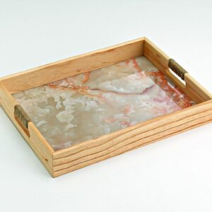 ΞΥΛΙΝΟΣ ΔΙΣΚΟΣ ΜΕ ΕΦΕ ΡΟΖ ΜΑΡΜΑΡΟΥ 40Χ30Χ6Υ