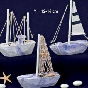 ΞΥΛΙΝΗ ΜΠΟΜΠΟΝΙΕΡΑ ΚΑΡΑΒΑΚΙ 3 ΣΧΕΔΙΩΝ 12-14 Υ