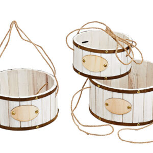 ΞΥΛΙΝΑ ΚΡΕΜΑΣΤΑ ΚΑΣΠΩ ΣΤΡΟΓΓΥΛΑ ΣΕΤ 3 ΤΜΧ Φ16Χ9 Φ19Χ10 Φ22Χ11