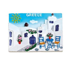 ΜΑΓΝΗΤΑΚΙ ΠΑΡΑΛΛΗΛΟΓΡΑΜΜΟ ΝΗΣΙΩΤΙΚΗ ΑΥΛΗ ''GREECE'' 7x5 cm