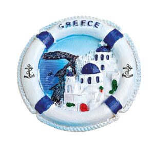 ΜΑΓΝΗΤΑΚΙ ΣΩΣΙΒΙΟ ΕΛΛΗΝΙΚΟ ΝΗΣΙ ''GREECE'' Φ7 cm