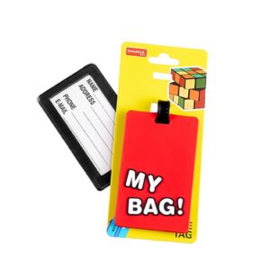 ΕΤΙΚΕΤΑ ΓΙΑ ΒΑΛΙΤΣΑ ''MY BAG'' ΣΕ ΚΟΚΚΙΝΟ ΧΡΩΜΑ 6.5X10.5cm