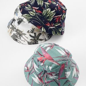 ΚΑΠΕΛΟ ΒΑΜΒΑΚΕΡΟ BUCKET HAT ΤΡΟΠΙΚΟ ΣΧΕΔΙΟ 5 ΧΡΩΜΑΤΩΝ