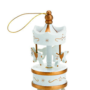 ΜΠΟΜΠΟΝΙΕΡΑ ΞΥΛΙΝΟ ΚΑΡΟΥΖΕΛ ΛΕΥΚΟ ΧΡΥΣΟ Φ6Χ13Υ