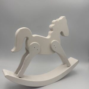 ΔΙΑΚΟΣΜΗΤΙΚΟ ΞΥΛΙΝΟ ΑΛΟΓΑΚΙ ΛΕΥΚΟ 23X20cm